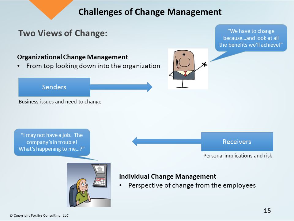 Benefits of a change management process